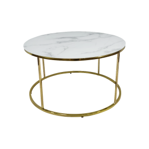 Metall / Marmoroptik Loungetisch 1